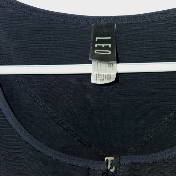 Men's Black Zip-Up Tank Top - Picture 7 of 8